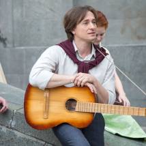 Сергей Безруков на съемках сериала "Таинственная страсть" (© фото: Анна Митрохина)