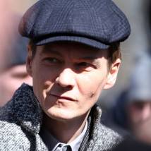 Филипп Янковский на съемках сериала "Таинственная страсть"
