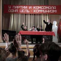 На съемках фильма "Рожденная звездой"