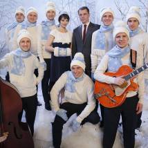 На съемках фильма "Рожденная звездой"