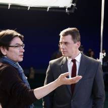 Игорь Петренко на съемках сериала "Рожденная звездой"