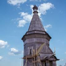 На съемках фильма "Атлантида Русского Севера"