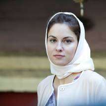 Марина Коняшкина на съемках сериала "Лучше не бывает"