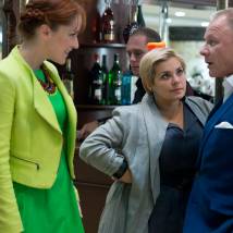 Ирина Пегова, Дмитрий Шевченко и Ксения Роменкова на съемках сериала "Лучше не бывает"