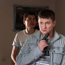 Сергей Жарков на съемках фильма "Коготь из Мавритании"