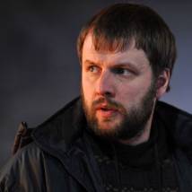 Андрей Симонов на съемках фильма "Болевой порог"