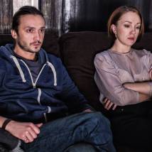 Андрей Барило и Дарья Мороз на съемках сериала "Без свидетелей. Второй сезон"