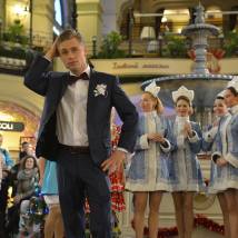 Александр Головин на съемках фильма "SOS, Дед Мороз, или Все сбудется!"