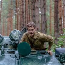 Михаил Гаврилов на съемках сериала "Пороги"