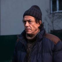 Борис Хвошнянский на съемках фильма "И шарик вернется"