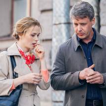 Алла Юганова и Александр Макогон в фильме "Убийство на троих"