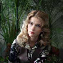 Светлана Иванова на съемках сериала "Следователь Тихонов"