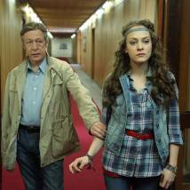 Аглая Тарасова и Михаил Ефремов на съемках сериала "Следователь Тихонов"