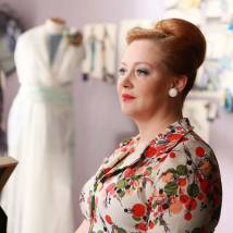 Юлия Ауг на съемках сериала "Следователь Тихонов"