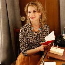Светлана Иванова на съемках сериала "Следователь Тихонов"