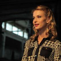 Светлана Иванова на съемках сериала "Следователь Тихонов"