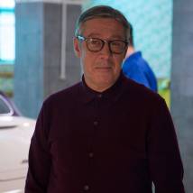 Михаил Ефремов на съемках фильма "Хороший мальчик"