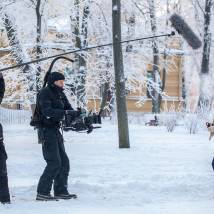 На съемках фильма "Петербург. Только по любви"