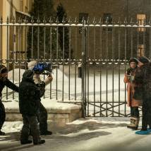 На съемках фильма "Петербург. Только по любви"