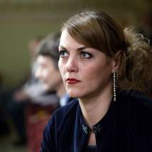 Анна Уколова на съемках фильма "Петербург. Только по любви"