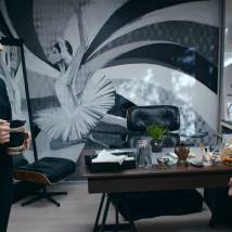 Сергей Безруков и Анастасия Безрукова в фильме "После тебя"