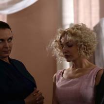 Татьяна Лютаева, Ксения Непотребная на съемках сериала "Людмила Гурченко"