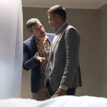 Павел Савинков и Илья Шакунов в фильме "Капкан для звезды"