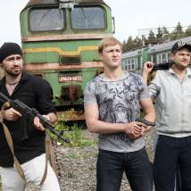 Алексей Красноцветов, Кирилл Нагиев на съемках фильма "Испанец"