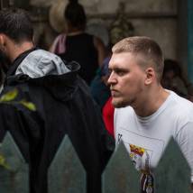Александр Незлобин на съемках фильма "Жених"