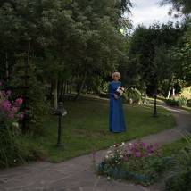 Екатерина Волкова на съемках фильма "Коммуналка"