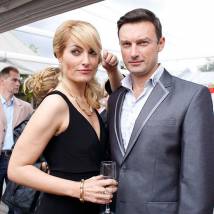 Евгения Ахременко и Александр Арсентьев на съемках фильма "Юрочка"