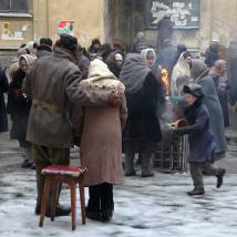 На съемках фильма "Три дня до весны"
         (© фото: Андрей Федечко)