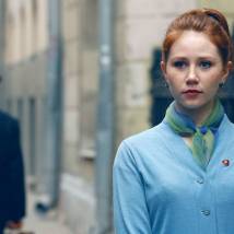 Маргарита Адаева на съемках сериала "ОптиМисты"
