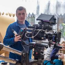 Сергей Юдаев на съемках сериала "Пенсильвания"