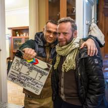 Владимир Виноградов на съемках сериала "Пенсильвания"