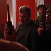 Михаил Пореченков на съемках сериала "Мурка"