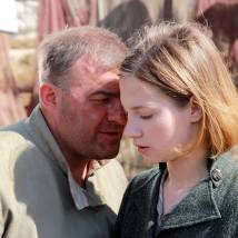 Михаил Пореченков, Мария Луговая на съемках сериала "Мурка"