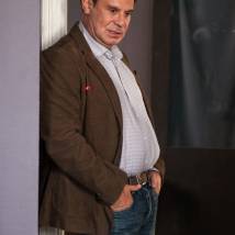 Ефим Шифрин на съемках сериала "Филфак"