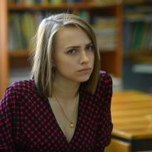 Ольга Павлюкова на съемках фильма "Sпарта"
