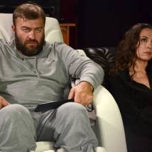 Михаил Пореченков, Оксана Базилевич в фильме "Тень"