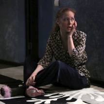 Наталья Рогожкина на съемках сериала "Бегущая от любви"