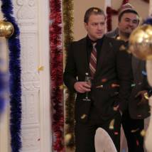 Алексей Барабаш на съемках сериала "Бегущая от любви"