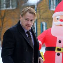 Алексей Барабаш на съемках сериала "Бегущая от любви"