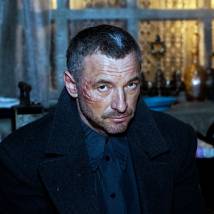 Максим Дрозд на съемках сериала "Штрафник"