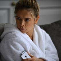 Вера Брежнева на съемках сериала "Мажор 2"