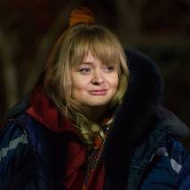 Анна Михалкова на съемках фильма "Частица вселенной"