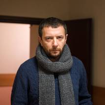 Алексей Агранович на съемках фильма "Частица вселенной"