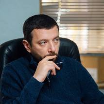 Алексей Агранович на съемках фильма "Частица вселенной"