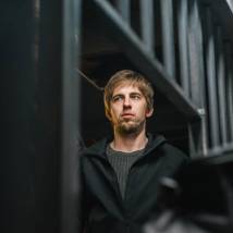 Александр Паль на съемках фильма "Налет"