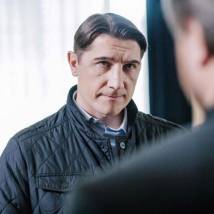 Сергей Угрюмов на съемках фильма "Налет"